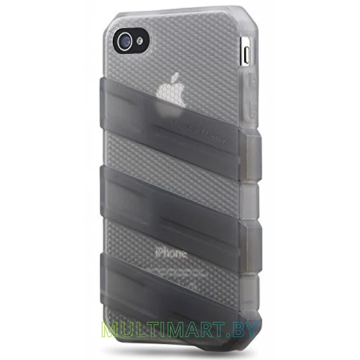 Чехол для телефона Cooler Master Claw Translucent Gray для iPhone 4/4S (серый)